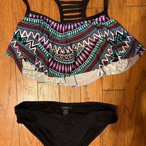 Apt. 9 Multicolor Tribal Bikini Set